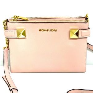 Michael Kors pink crossbody bag
